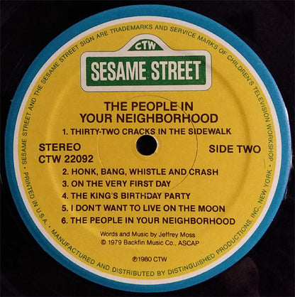 Sesame Street : The People In Your Neighborhood (LP, Album)