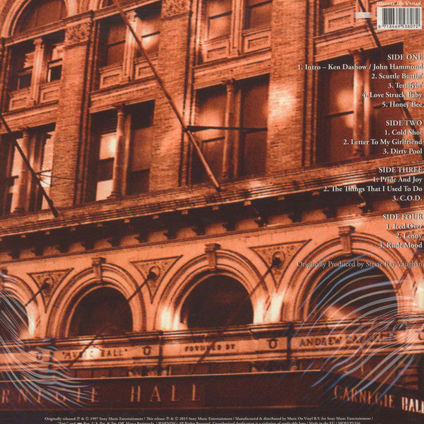 Stevie Ray Vaughan And Double Trouble* : Live At Carnegie Hall (2xLP, Album, RE)