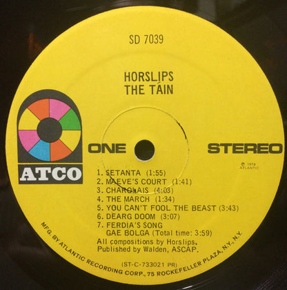 Horslips : The Táin (LP, Album, Pre)