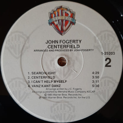 John Fogerty : Centerfield (LP, Album, RE)