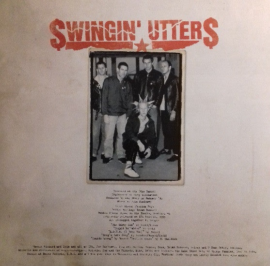 Swingin' Utters : The Sounds Wrong E.P. (10", EP, RE)