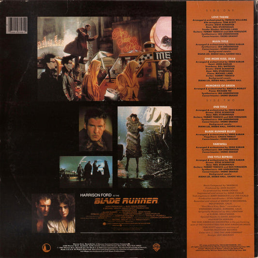 The New American Orchestra : Blade Runner (Orchestral Adaptation Of Music Composed For The Motion Picture By Vangelis) (LP, Album, Win)