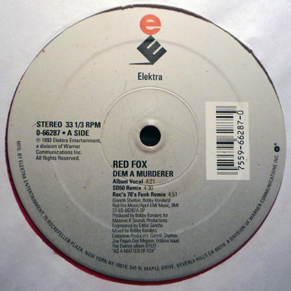 Red Fox (2) : Dem A Murderer (12", Red)