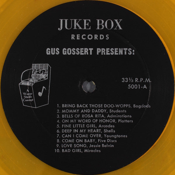 Various : Gus Gossert Presents The New York Doo Wopp Album Volume Two (LP, Comp, Yel)