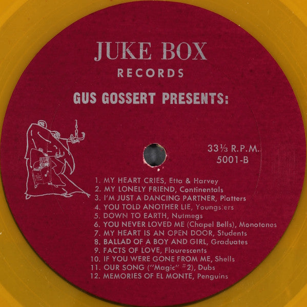 Various : Gus Gossert Presents The New York Doo Wopp Album Volume Two (LP, Comp, Yel)