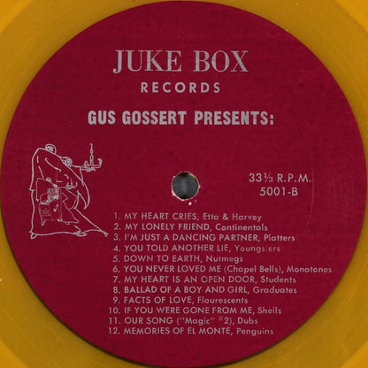 Various : Gus Gossert Presents The New York Doo Wopp Album Volume Two (LP, Comp, Yel)