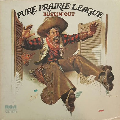 Pure Prairie League : Bustin' Out (LP, Album, RE, Bla)