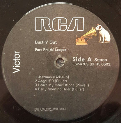 Pure Prairie League : Bustin' Out (LP, Album, RE, Bla)