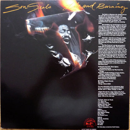 Son Seals : Live And Burning (LP, Album)