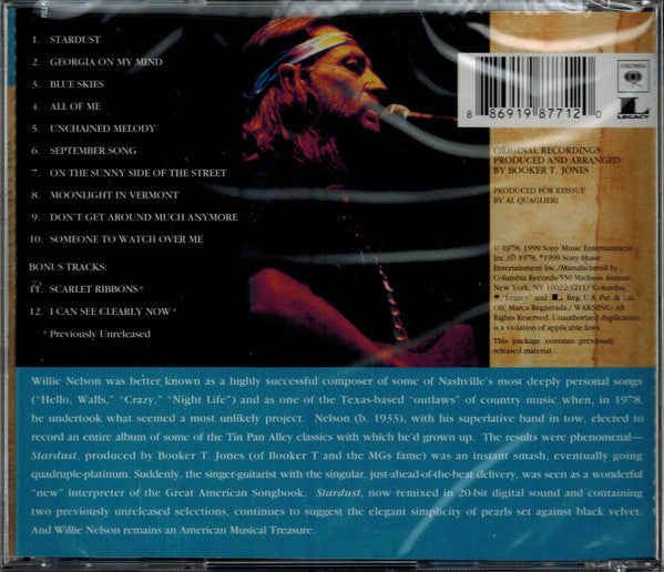 Willie Nelson : Stardust (CD, Album, RE, RM, RP)