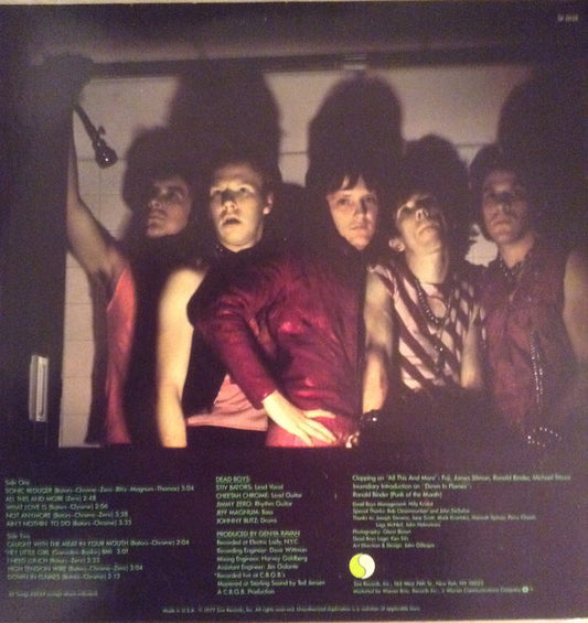 Dead Boys* : Young Loud And Snotty (LP, Album, Los)