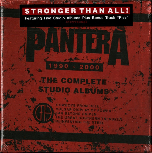 Pantera : The Complete Studio Albums 1990-2000 (Box, Comp + CD, Album, RE + CD, Album, RE + CD, Al)