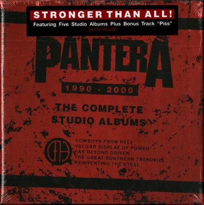 Pantera : The Complete Studio Albums 1990-2000 (Box, Comp + CD, Album, RE + CD, Album, RE + CD, Al)