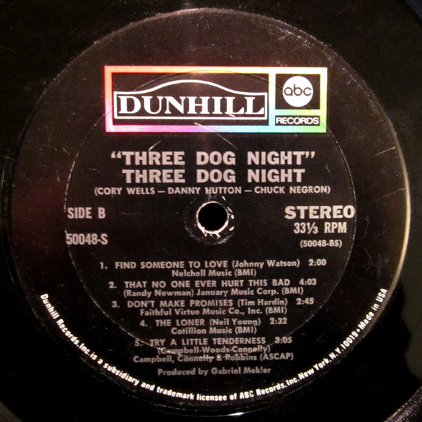 Three Dog Night : Three Dog Night (LP, Album, Mon)