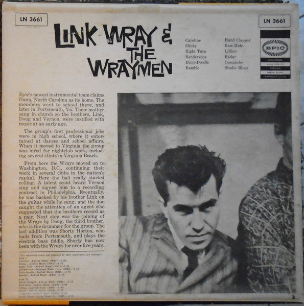 Link Wray & The Wraymen* : Link Wray & The Wraymen (LP, Album, 2)