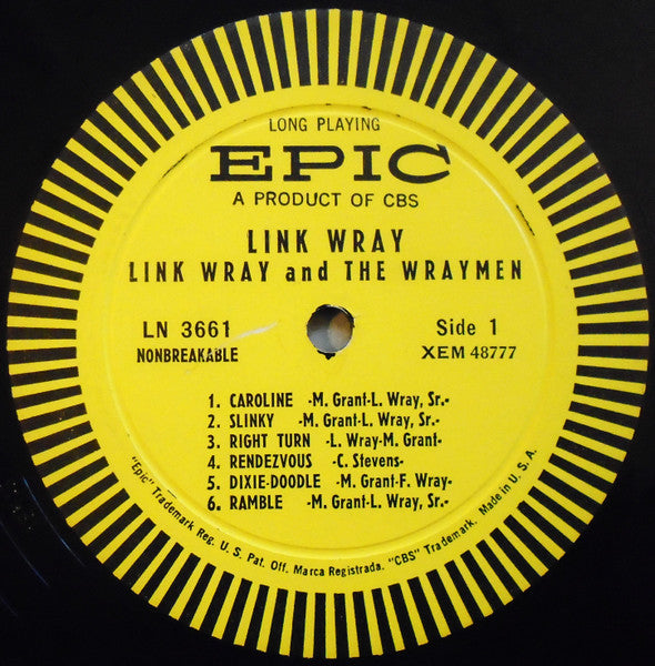 Link Wray & The Wraymen* : Link Wray & The Wraymen (LP, Album, 2)