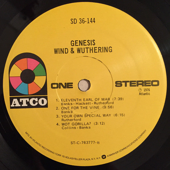 Genesis : Wind & Wuthering (LP, Album, RI )