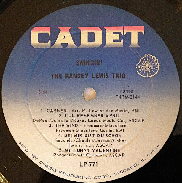 The Ramsey Lewis Trio : Swingin' (LP, Album, Mono)
