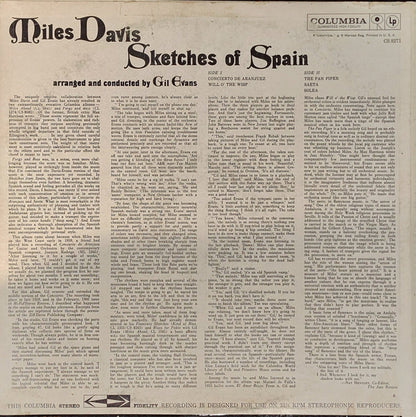 Miles Davis : Sketches Of Spain (LP, Album, RP)