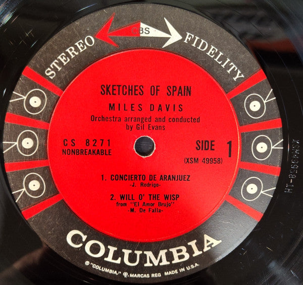 Miles Davis : Sketches Of Spain (LP, Album, RP)