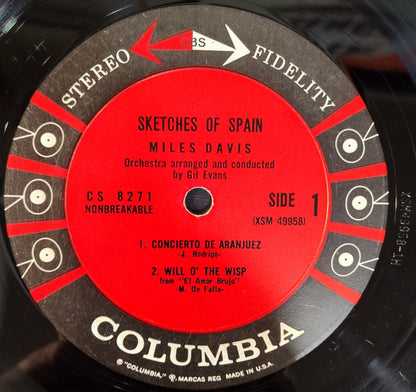 Miles Davis : Sketches Of Spain (LP, Album, RP)