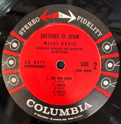 Miles Davis : Sketches Of Spain (LP, Album, RP)