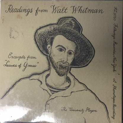 University Players : Readings From Walt Whitman (LP)