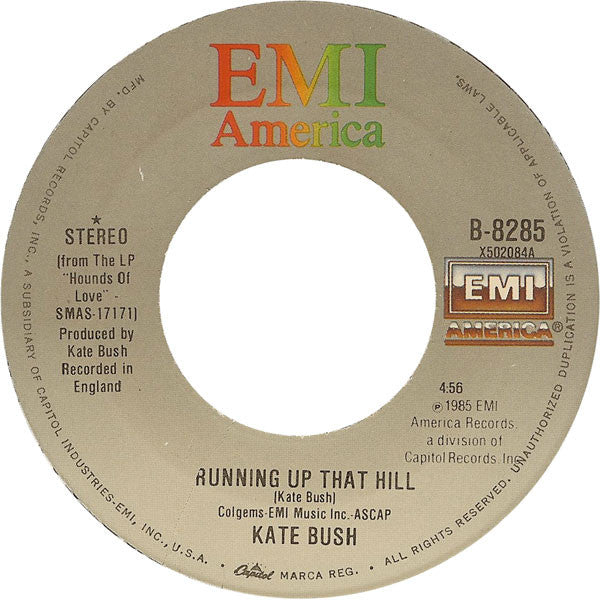 Kate Bush : Running Up That Hill (7", Single)
