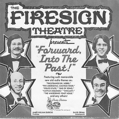 The Firesign Theatre : Station Break c/w Forward, Into The Past (7", Promo)