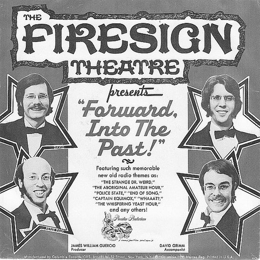 The Firesign Theatre : Station Break c/w Forward, Into The Past (7", Promo)