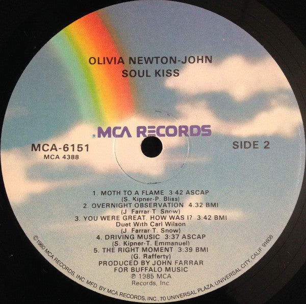 Olivia* : Soul Kiss (LP, Album, Gat)