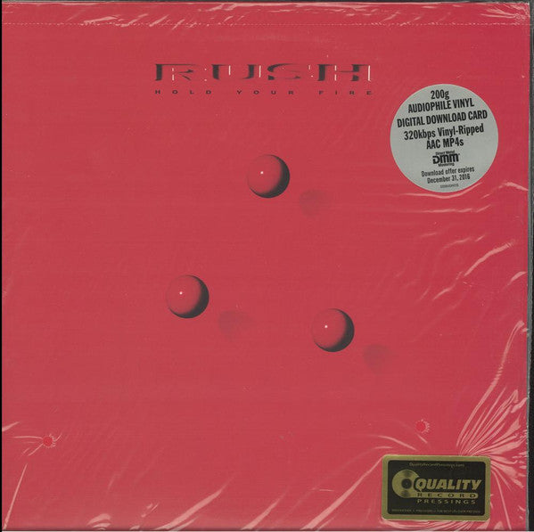 Rush : Hold Your Fire (LP, Album, RE, RM, 200)