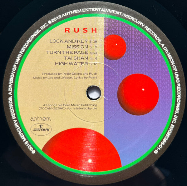 Rush : Hold Your Fire (LP, Album, RE, RM, 200)