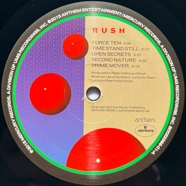 Rush : Hold Your Fire (LP, Album, RE, RM, 200)