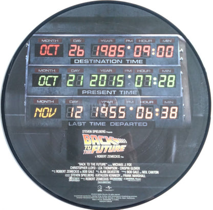 Various : Back To The Future (Music From The Motion Picture Soundtrack) (LP, Album, Pic, RE)