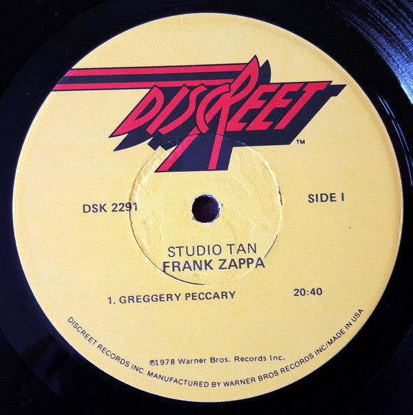 Frank Zappa : Studio Tan (LP, Album, Cap)