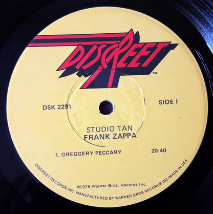 Frank Zappa : Studio Tan (LP, Album, Cap)