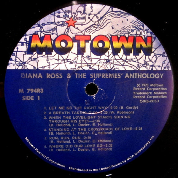 Diana Ross And The Supremes* : Anthology (3xLP, Comp, RE, Sup)