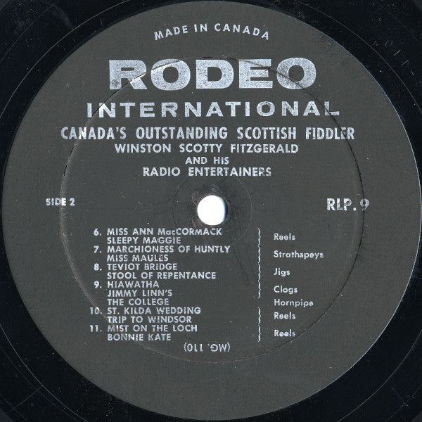 Winston Scotty Fitzgerald* : Canada's Outstanding Scottish Fiddler (LP, Album)