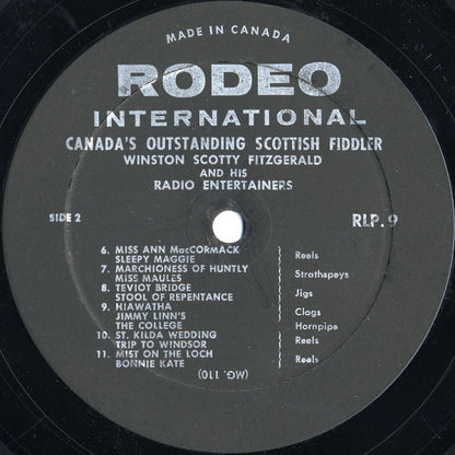 Winston Scotty Fitzgerald* : Canada's Outstanding Scottish Fiddler (LP, Album)