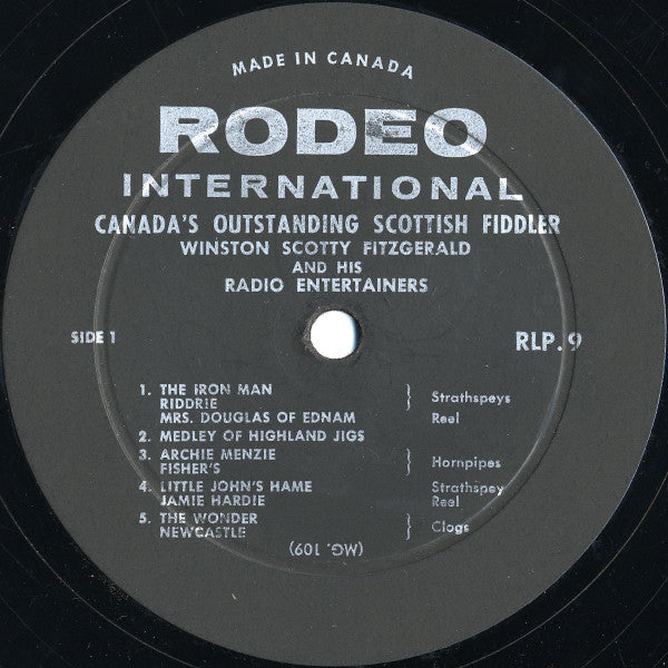 Winston Scotty Fitzgerald* : Canada's Outstanding Scottish Fiddler (LP, Album)