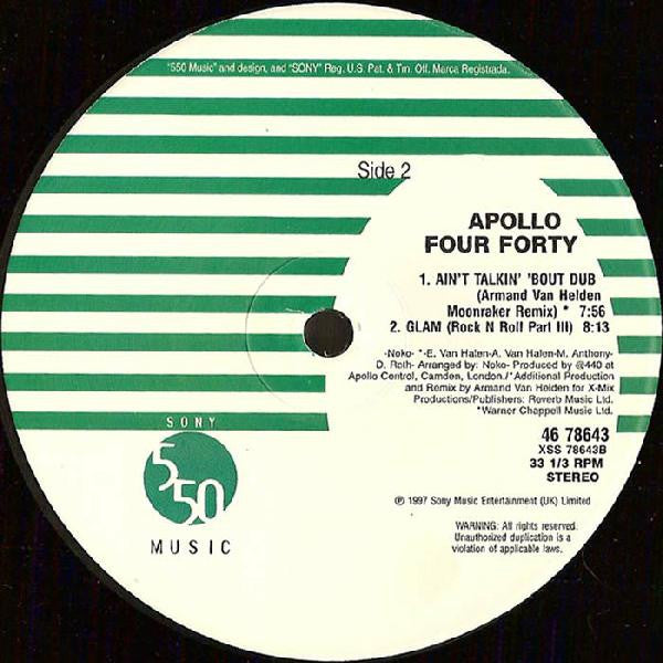 Apollo Four Forty* : Ain't Talkin' 'Bout Dub (12")