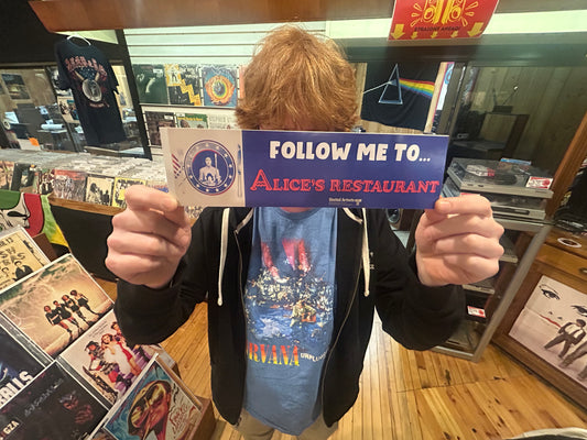 Follow me to Alice’s Restaurant Bumper sticker