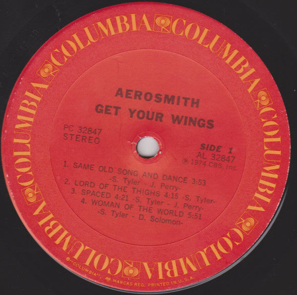 Aerosmith : Get Your Wings (LP, Album, RE, Ter)