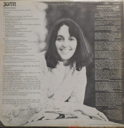 Joan Baez : Joan (LP, Album, Pit)