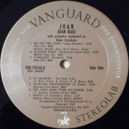 Joan Baez : Joan (LP, Album, Pit)