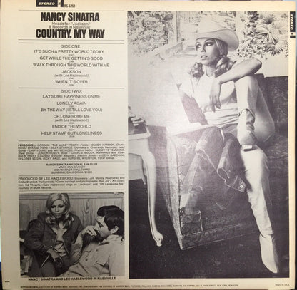 Nancy Sinatra : Country, My Way (LP, Album, Pit)