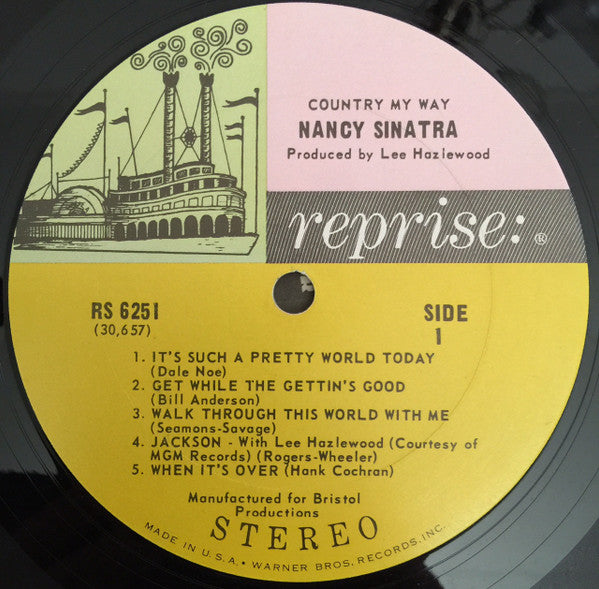 Nancy Sinatra : Country, My Way (LP, Album, Pit)