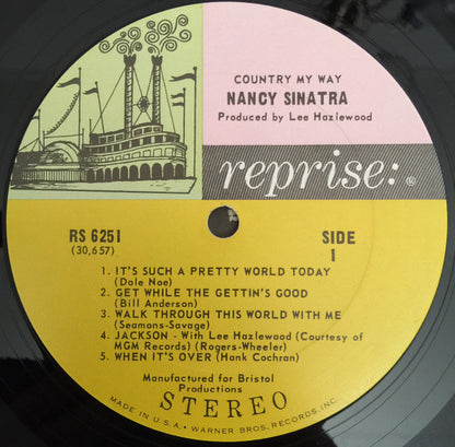 Nancy Sinatra : Country, My Way (LP, Album, Pit)