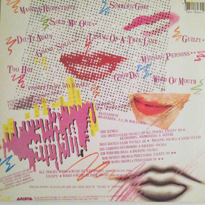 The Kinks : Word Of Mouth (LP, Album)